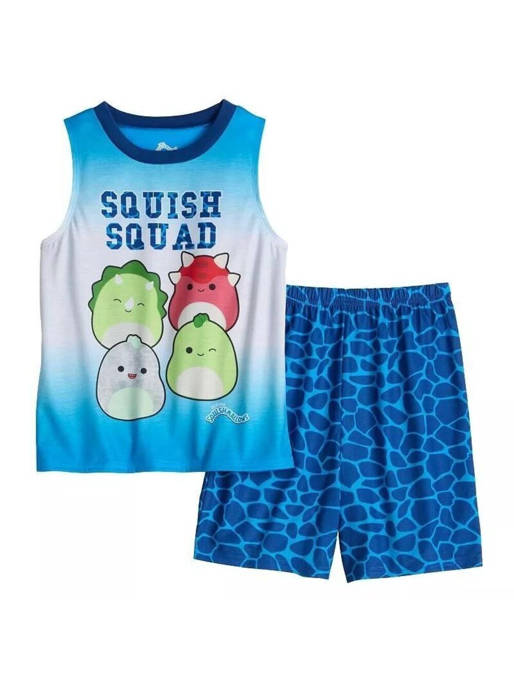 Boys 6-12 Squishmallows Pajama Tank & Pajama Short Set, Boy's,